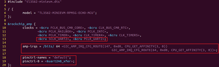 图 95 tl3562-minievm -rpmsg-echo-mcu.dts