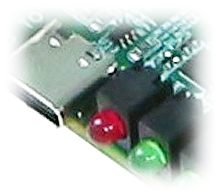 图 17 电源指示灯实物图