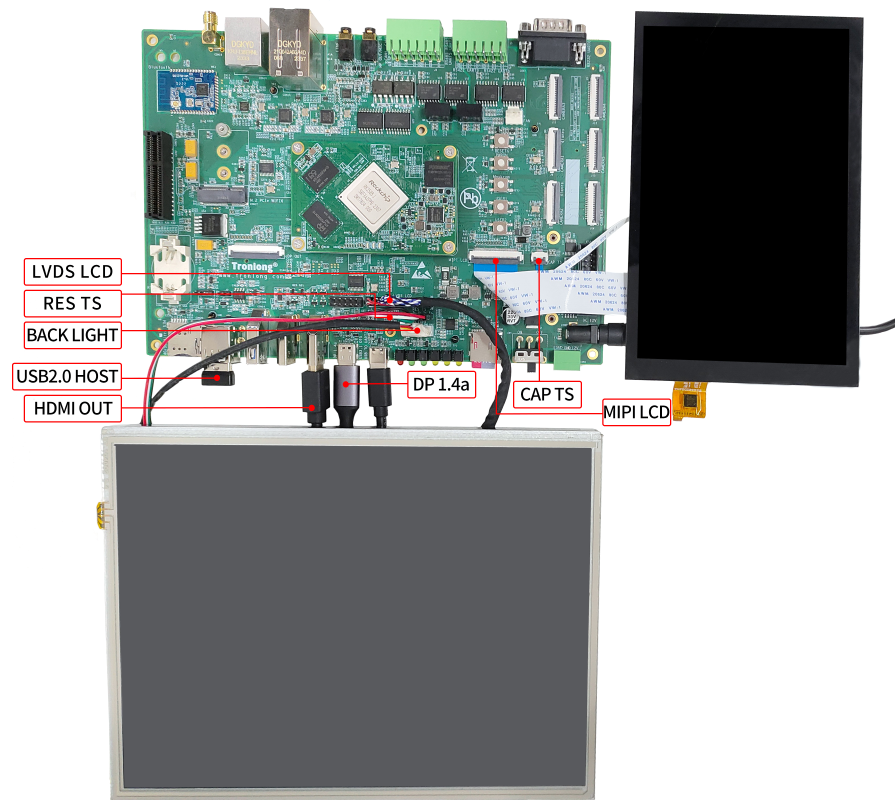 创龙 瑞芯微 RK3588 国产2.4GHz八核 工业开发板—多屏同显、异显方案演示