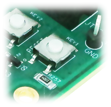 图 21 RESET按键实物图