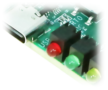 图 15 电源指示灯实物图