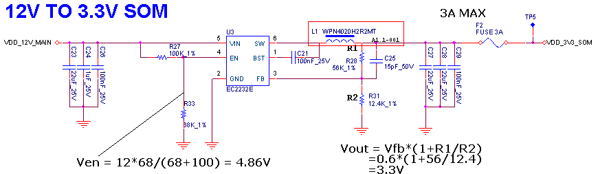 图 10 VDD_3V3_SOM电源设计