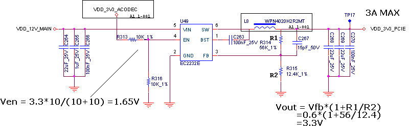 图 13 VDD_3V3_PCIE电源设计