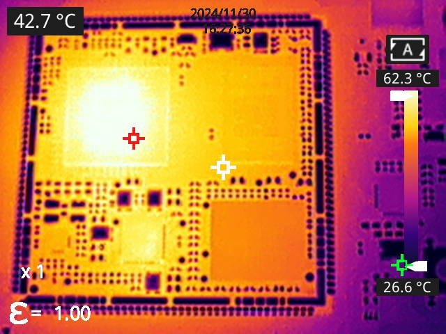 图 9 状态2（最高温度点为62.3℃）