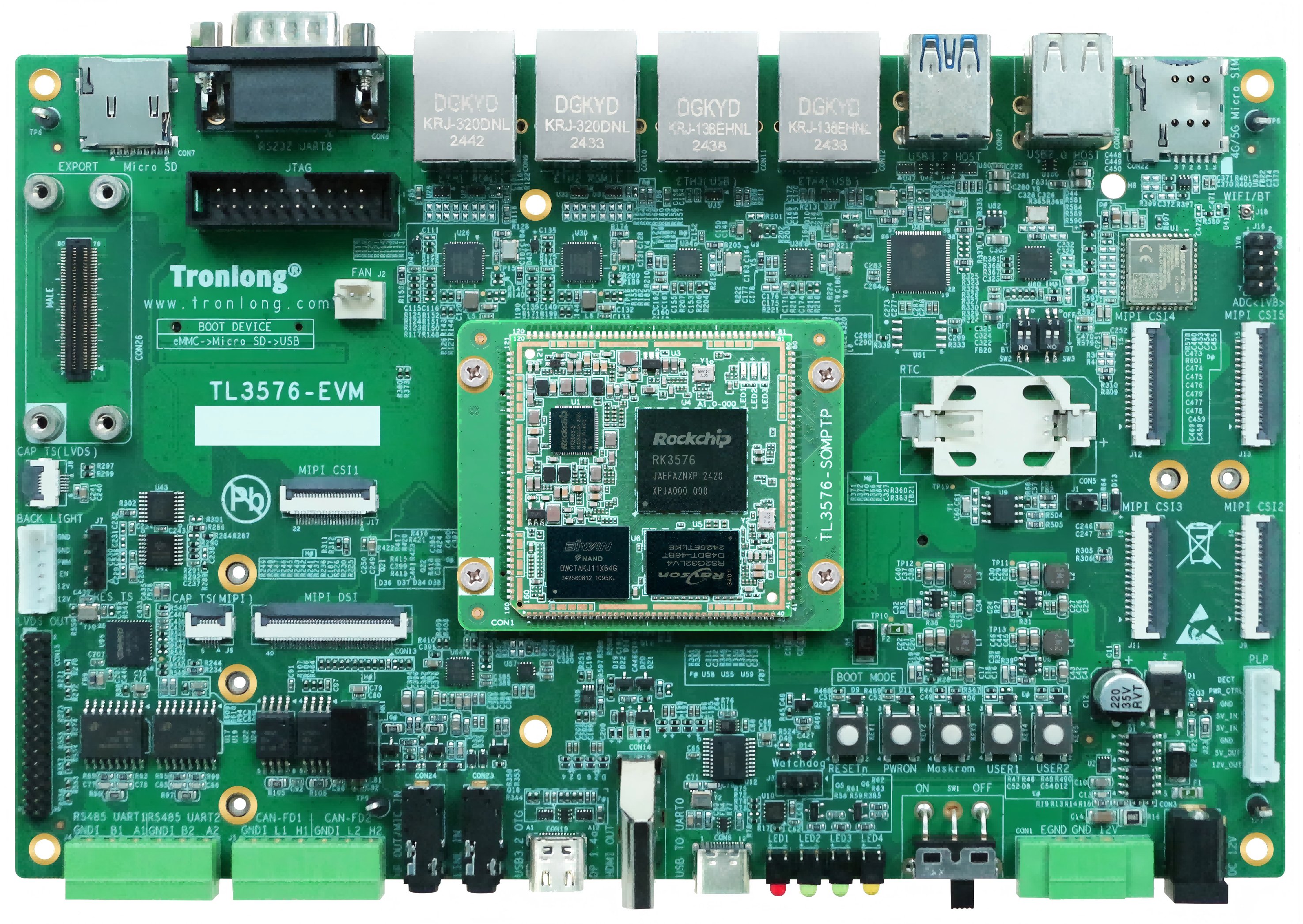 图 12 TL3576-EVM-S评估板