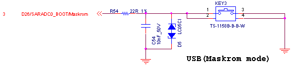 图 31 Maskrom按键电路设计