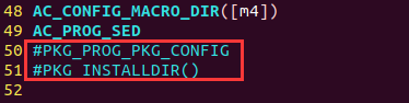 图 31 configure.ac