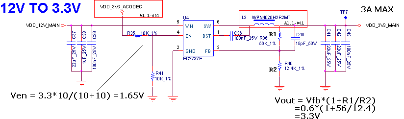 图 12 VDD_3V3_MAIN电源设计