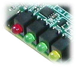 图 21 4G/5G模块状态指示灯实物图