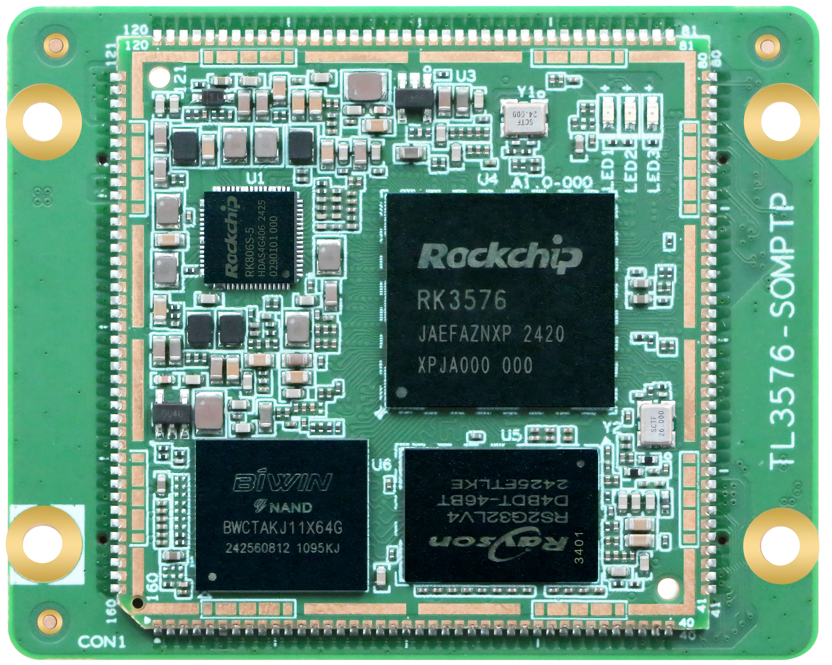 图 10 TL3576-SOMPTP转接板正面