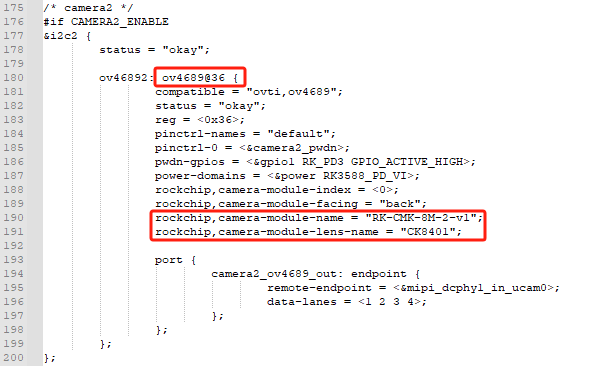 图 36 tl3588-evm-ov4689.dts设备树文件