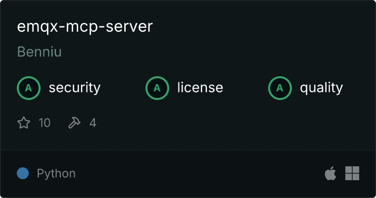 emqx-mcp-server MCP 服务器