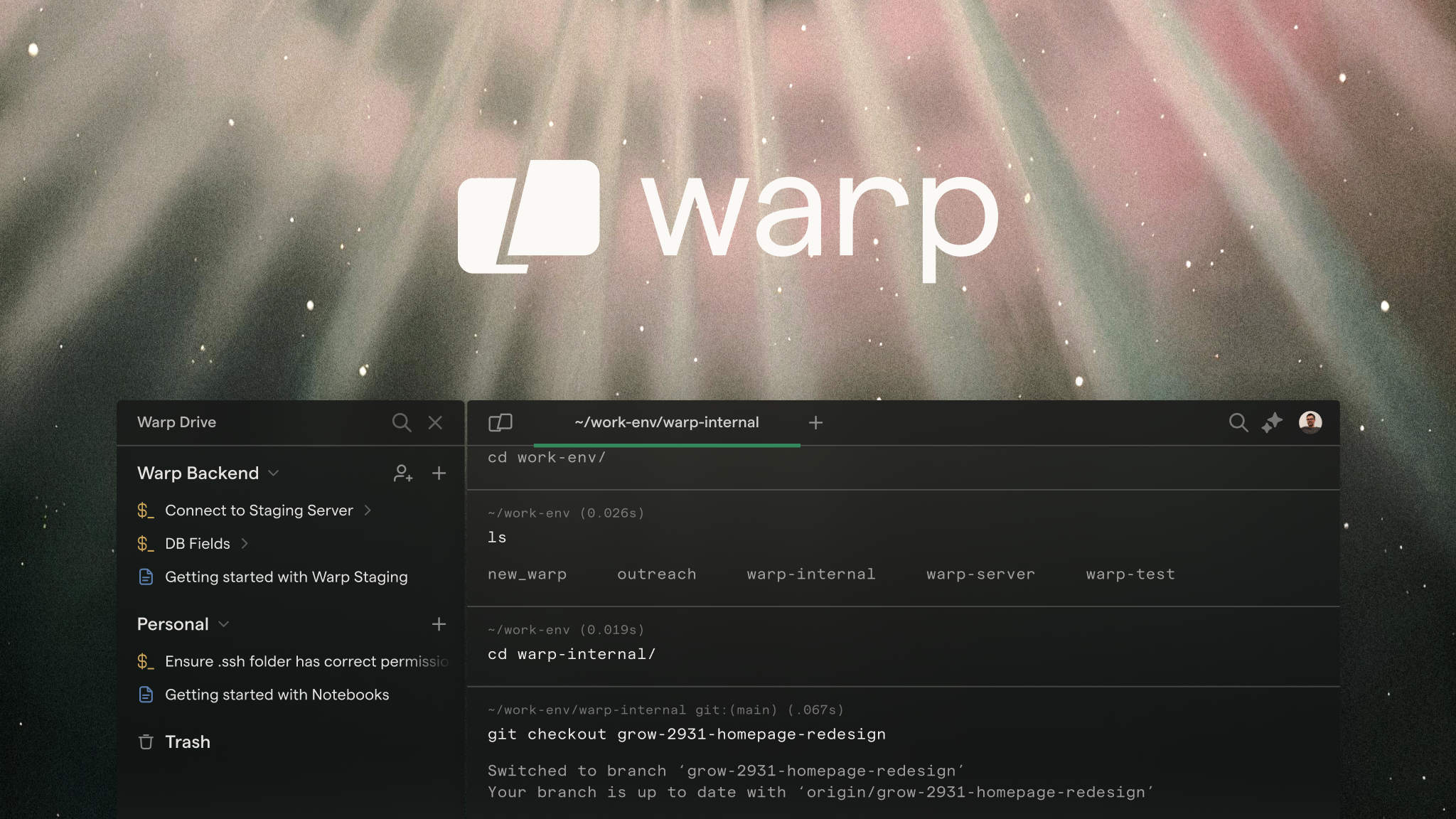 Warp赞助支持