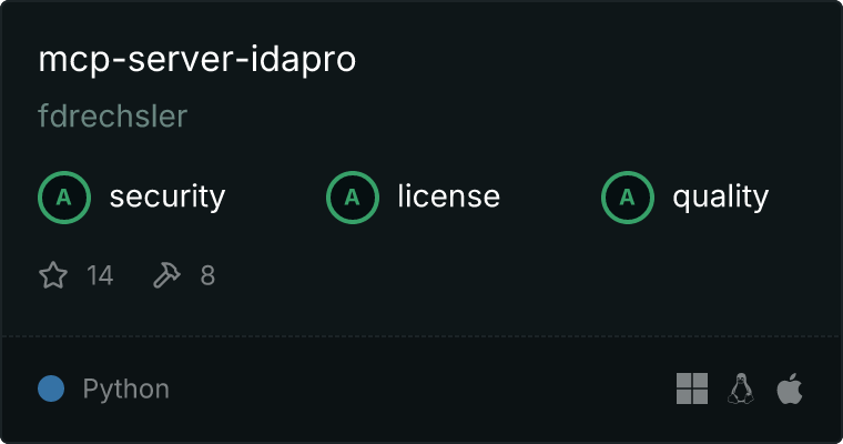 IDA Pro Server MCP server