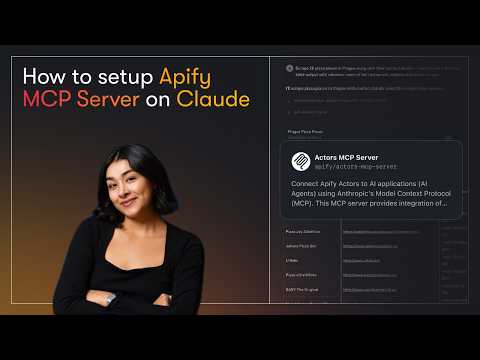 Apify MCP服务器教程：将5,000+个Apify Actor和代理集成到Claude