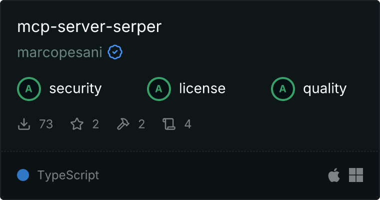serper-search-scrape-mcp-server MCP服务器