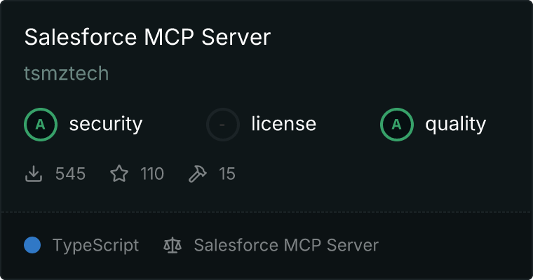 Salesforce MCP服务器