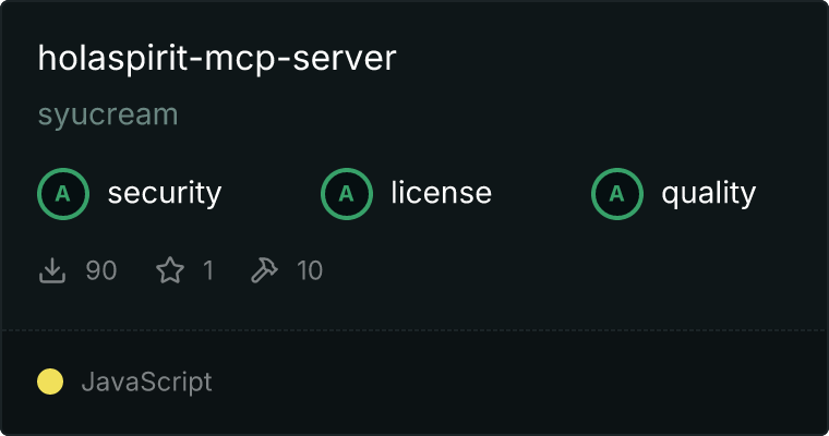 Holaspirit Server MCP 服务器