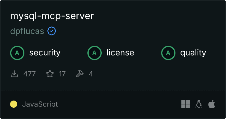 mysql-mcp-server MCP服务器