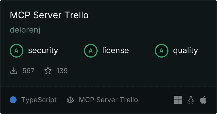 Trello MCP 服务器
