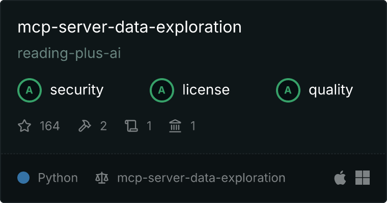 mcp-server数据探索 MCP服务器