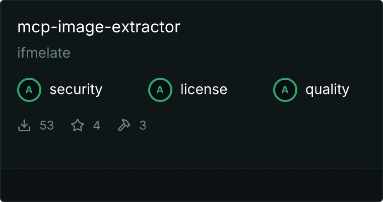 Image Extractor MCP server