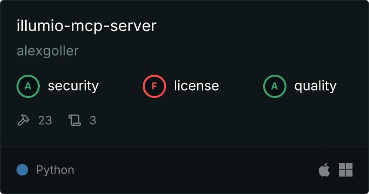 Illumio Server MCP 服务器