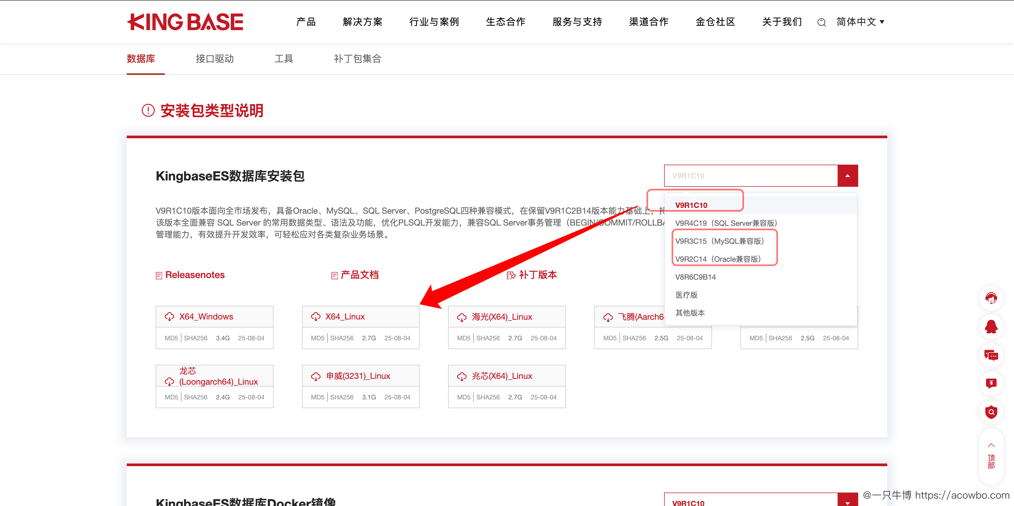 安装包下载页面