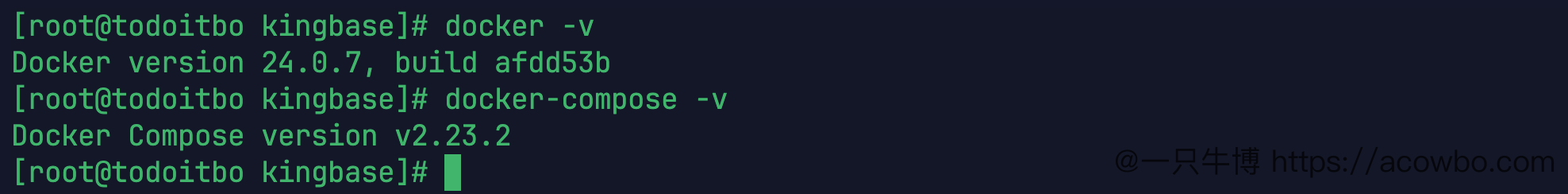 Docker 信息