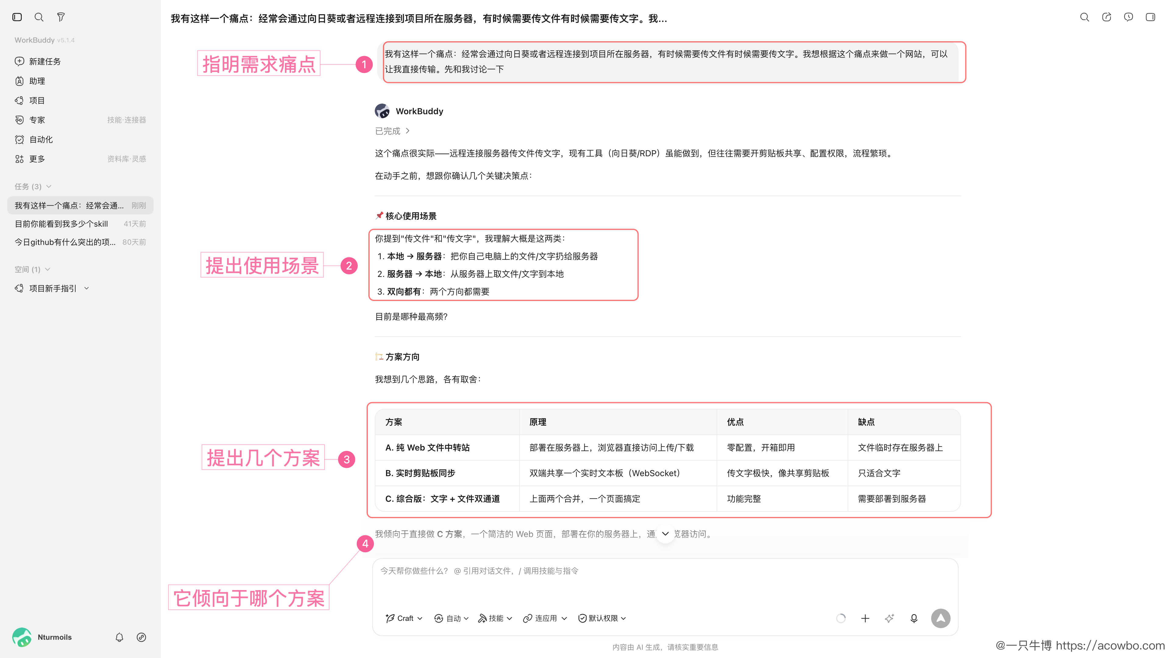需求与三套方案
