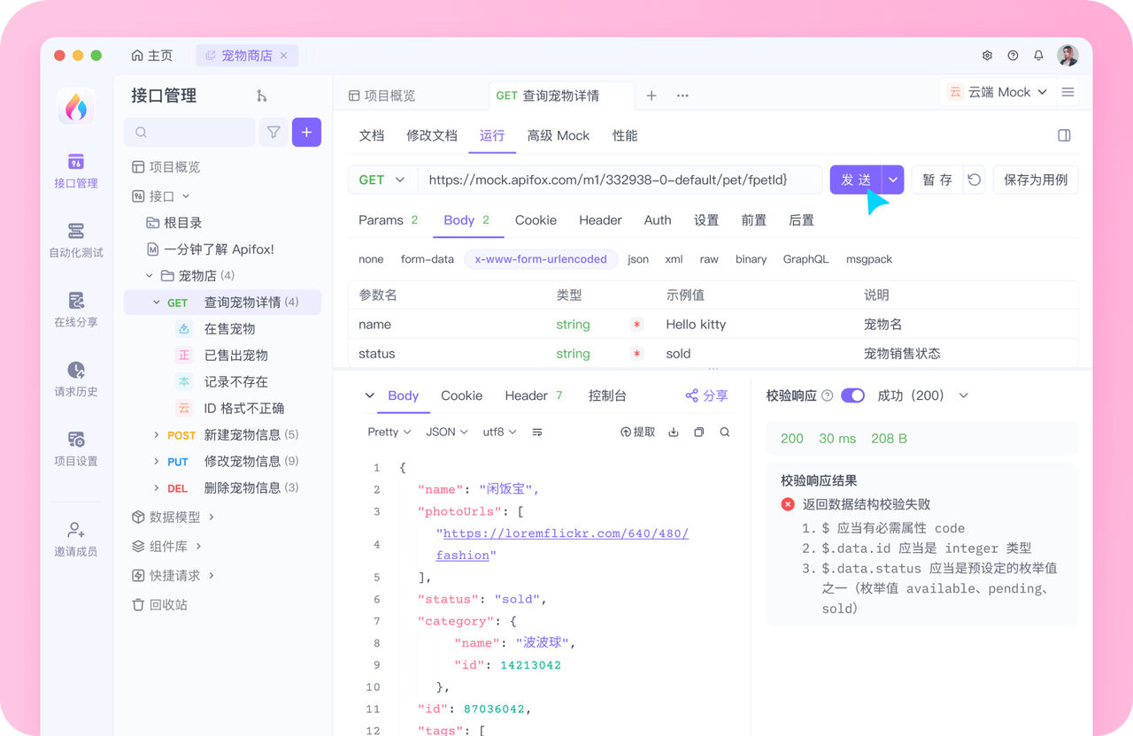 Apifox 功能展示
