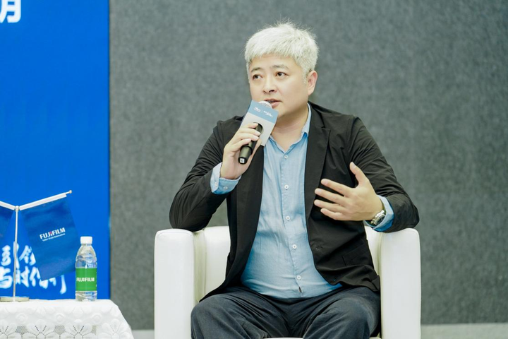 图说：合合信息智能解决方案事业部总经理李明出席富士胶片商业创新（中国）有限公司成立三十周年庆祝仪式