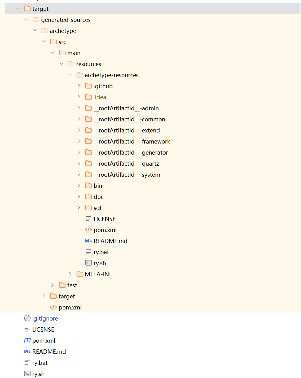 Maven Archetype 多 Module 自定义代码脚手架