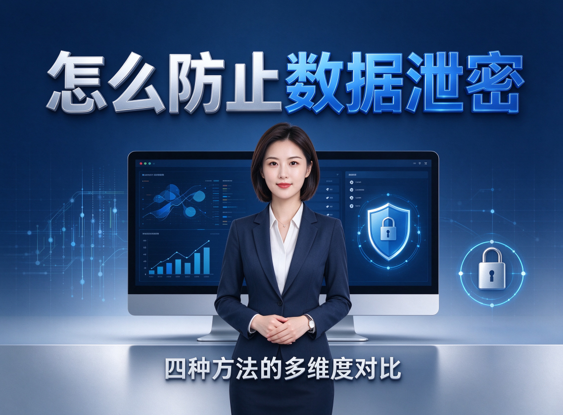 企业数据防泄密主流技术方案深度选型：四种方法的多维度对比