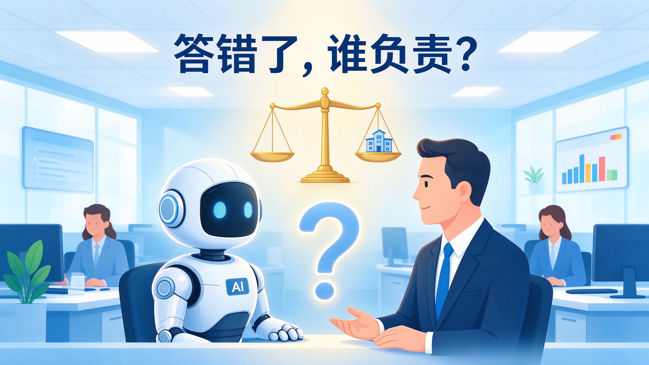 AI客服上线第一天，最该问的不是准确率，而是答错了谁负责