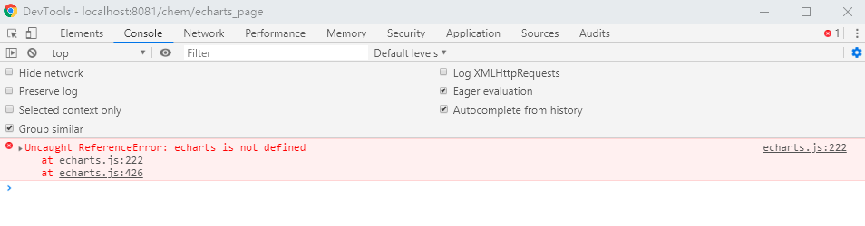 Echarts报错-Uncaught ReferenceError: echarts is not defined