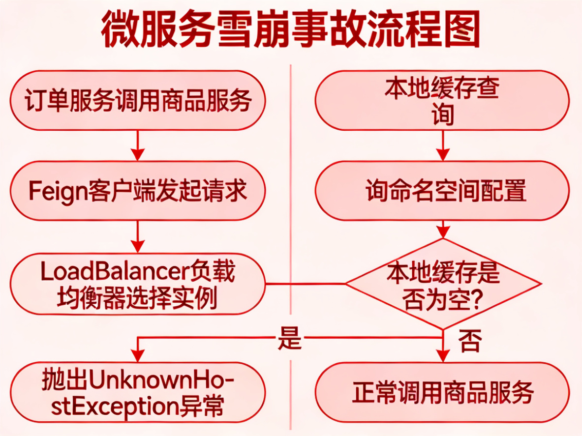 微服务雪崩事故流程图