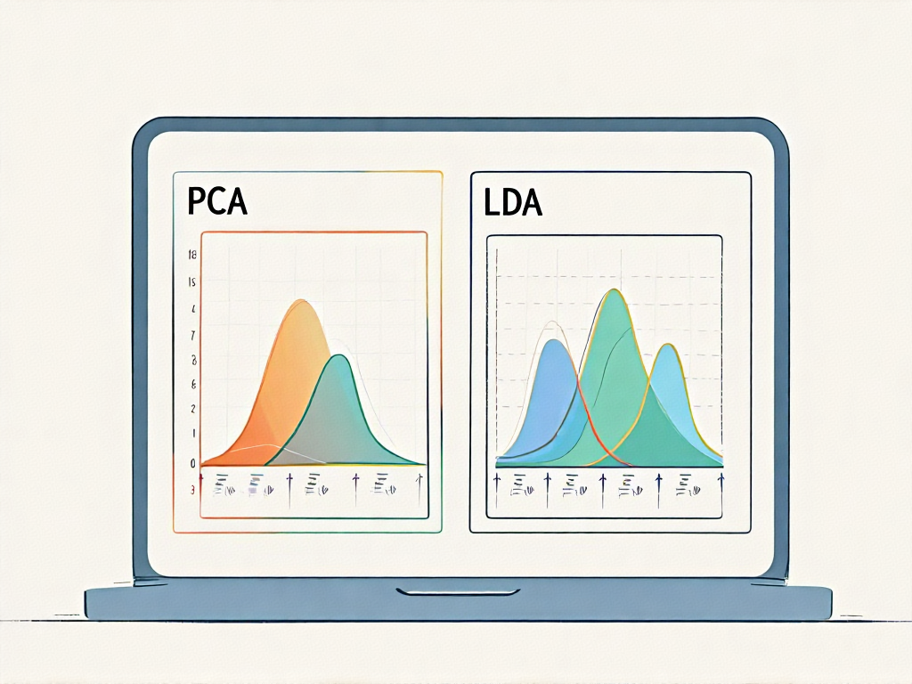 LDA与PCA的区别示意图