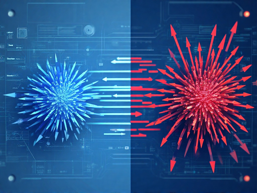 UUID无序性对数据库索引性能影响示意图