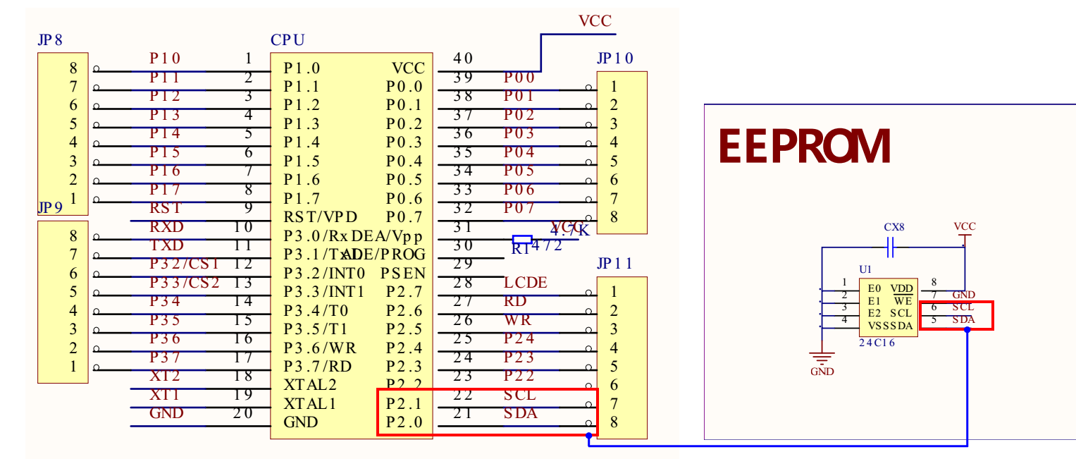 EEPROM-AT24C02存储器芯片数据读写