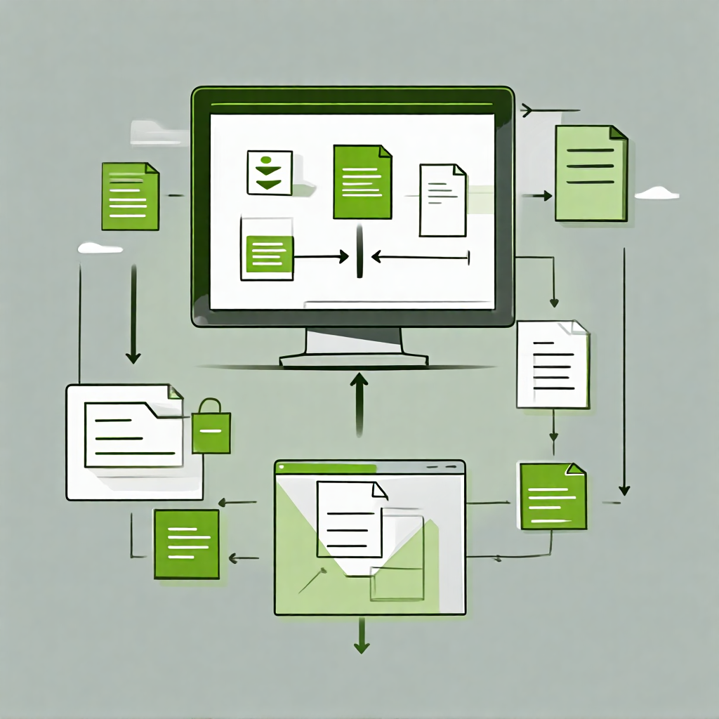 自动化清理流程图