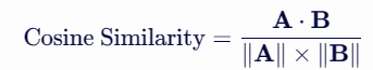余弦相似度（Cosine Similarity）