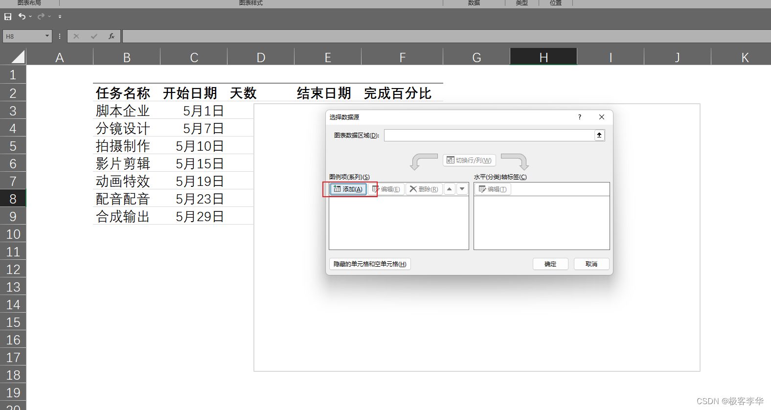 使用Excel制作甘特图-腾讯云开发者社区-腾讯云