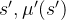 s', \mu'(s')