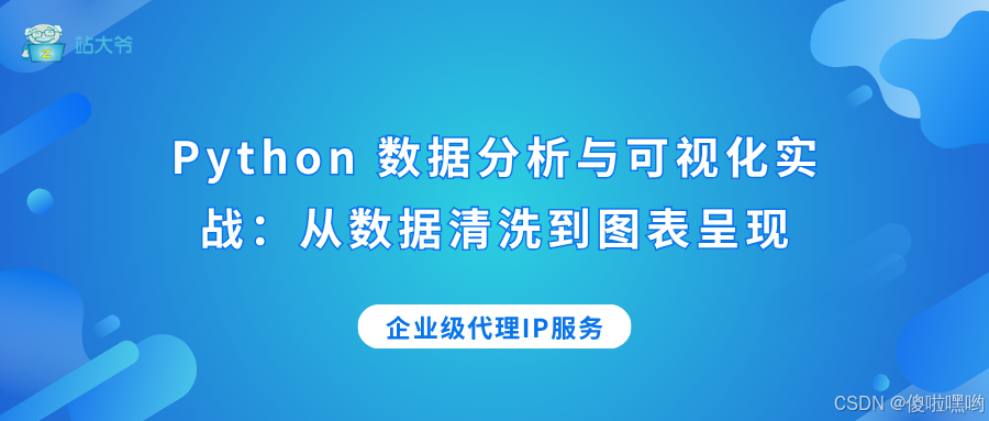 Python 数据分析与可视化实战：从数据清洗到图表呈现