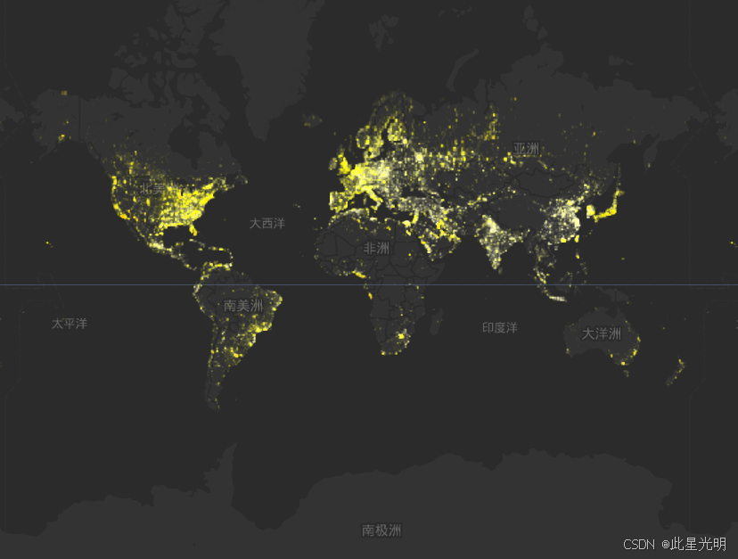 全球年度模拟 NPP-VIIRS 夜光数据集（1992-2023）