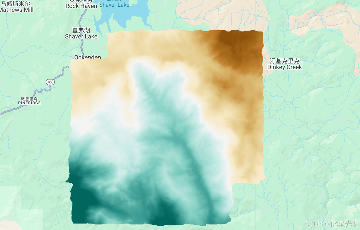 NEON LiDAR 数据导出的地表数字模型 (DSM) 和地形数字模型 (DTM)1m分辨率