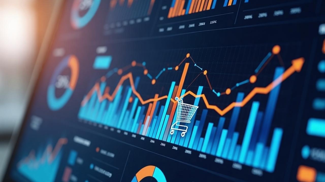 电商销售仪表板可视化效果