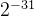 eq?2%5E%7B-31%7D