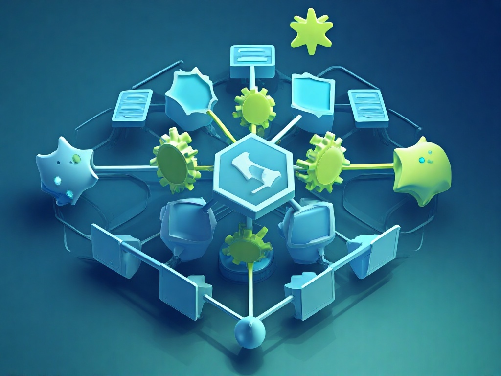 星型模式结构示意图